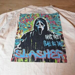 Ghost Face Killers White Slasher double sided. Sick boxy‎ fit. XL
